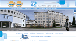 Desktop Screenshot of nemocnice-vs.cz