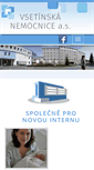 Mobile Screenshot of nemocnice-vs.cz