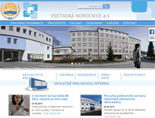 Tablet Screenshot of nemocnice-vs.cz